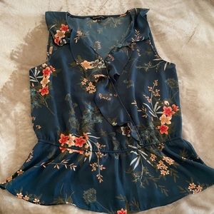 Polyester floral top